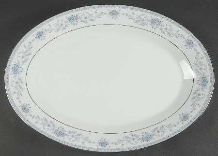 Blue Hill 16" Oval Serving Platter