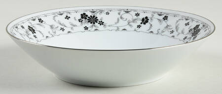 Black Lace Coupe Soup Bowl