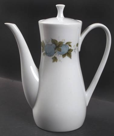 Blue Orchard Coffee Pot & Lid