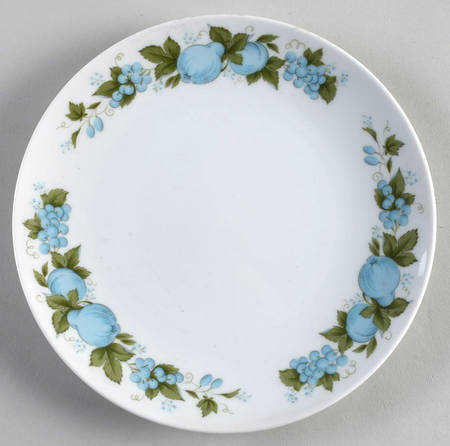 Blue Orchard Salad Plate