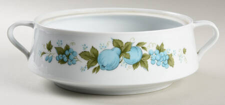 Blue Orchard 2 Qt Round Covered Casserole No Lid