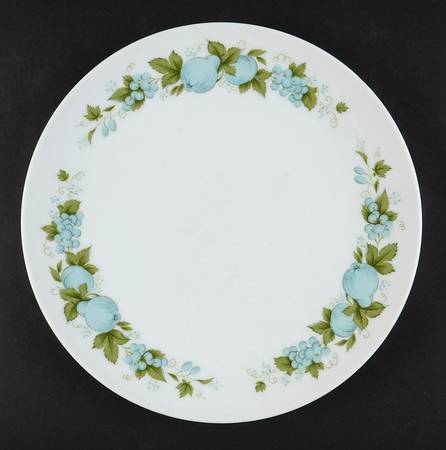 Blue Orchard Luncheon Plate