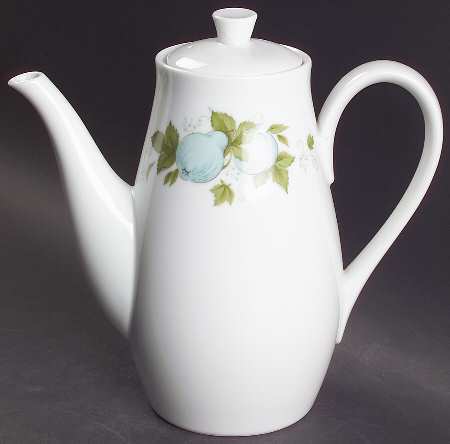 Blue Orchard Coffee Pot & Lid