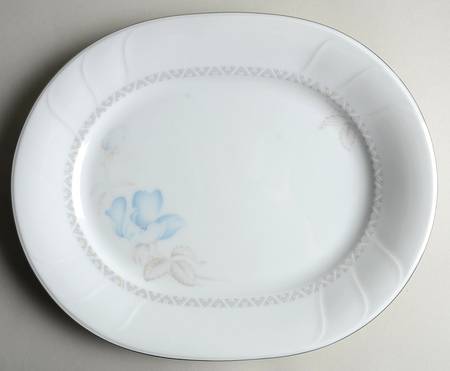 Blue Orient 13" Oval Serving Platter
