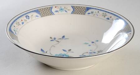 Blue Peony 9" Round Vegetable Bowl