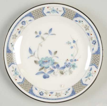 Blue Peony Bread & Butter Plate