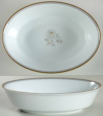 Blair Rose 9" Oval Vegetable Bowl