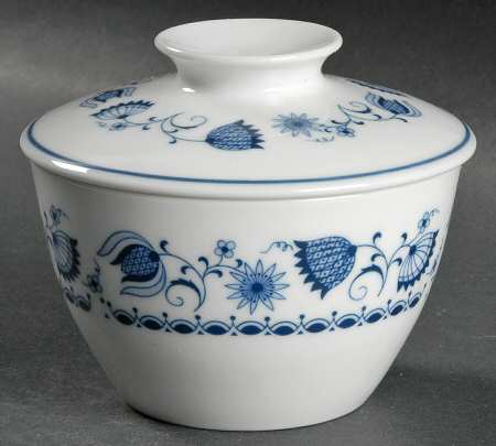 Blue Rhapsody Sugar Bowl & Lid