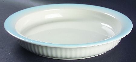 Blue Sky Glow Pie Serving Plate