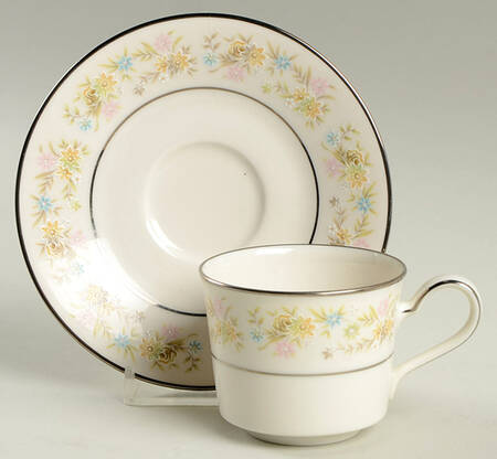 Blossom Time Flat Demitasse Cup & Saucer Set