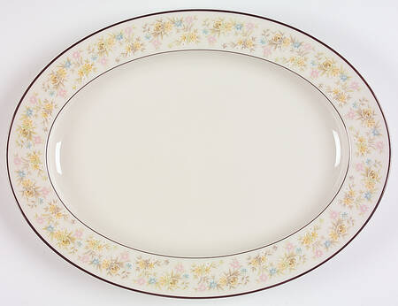 Blossom Time 16" Oval Serving Platter by Noritake