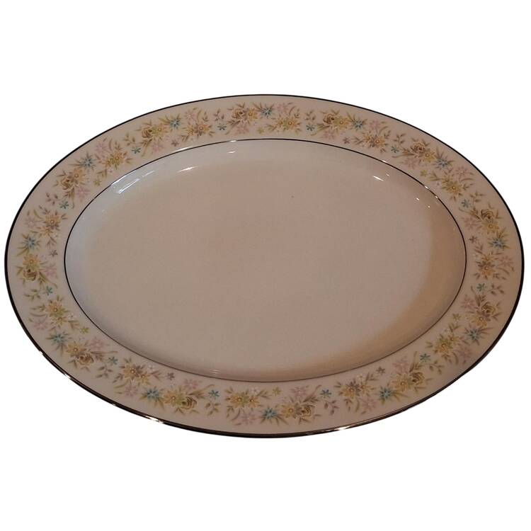 Blossom Time 12" Oval Serving Platter