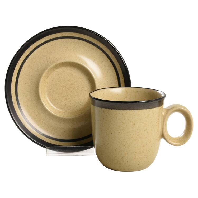 Blueberry Flat Cup & Saucer Set