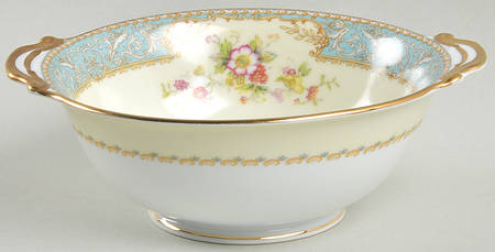 Bluedawn (#622, Rim) Lugged Cereal Bowl by Noritake