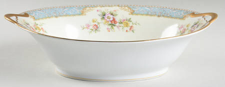 Bluedawn (#622, Rim) 10" Oval Vegetable Bowl