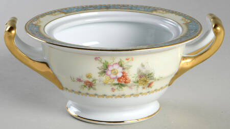 Bluedawn (#622, Rim) Sugar Bowl No Lid by Noritake