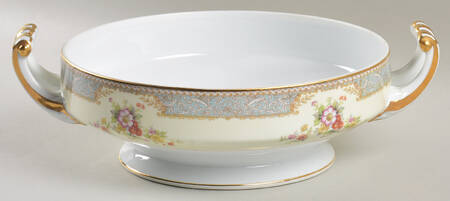 Bluedawn (#622, Rim) Round Vegetable No Lid by Noritake