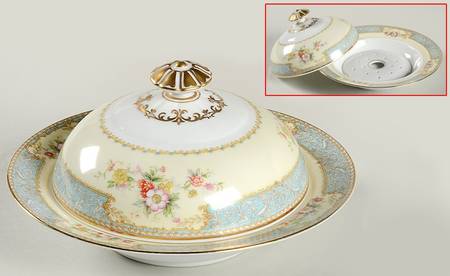 Bluedawn (#622, Rim) Round Covered Butter