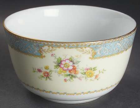 Bluedawn (#622, Rim) Cranberry Bowl