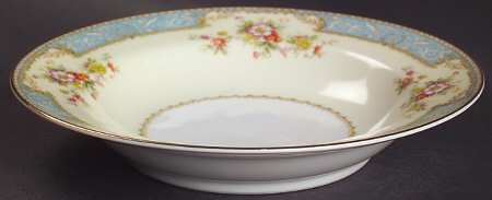 Bluedawn (#622, Rim) Rim Soup Bowl by Noritake