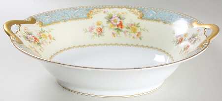 Bluedawn (#622, Rim) 9" Oval Vegetable Bowl