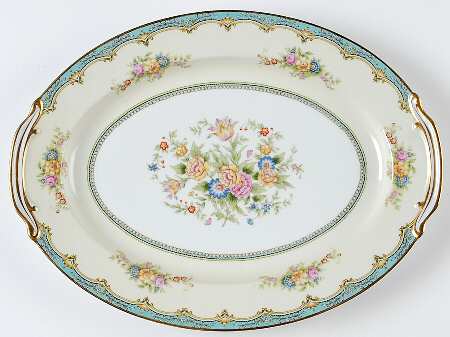 Bluaster 13" Oval Serving Platter