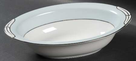 Bluedale 10" Oval Vegetable Bowl
