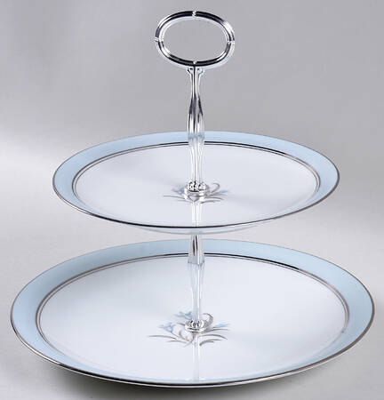 Bluebell 6 5/8"-10"  2 Tiered Serving Tray (Dp, Sp) HC