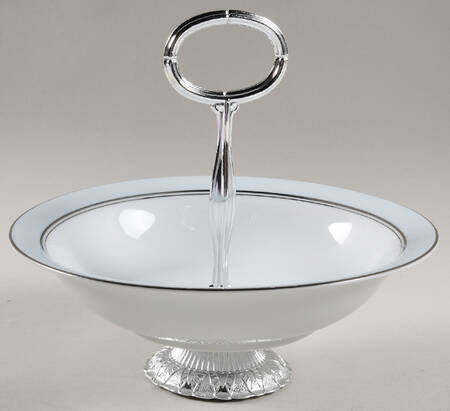 Bluebell 6"-7" Handled Footed Nut Dish HC
