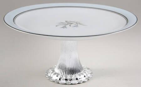 Bluebell Cake Stand with 4"-5" Metal Pedestal  Hc