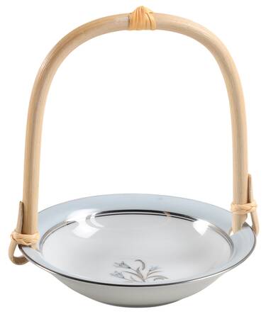 Bluebell 7''-7 1/4'' Basket W/Bamboo Handle HC
