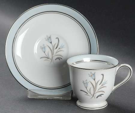 Bluebell Footed Demitasse Cup & Saucer Set