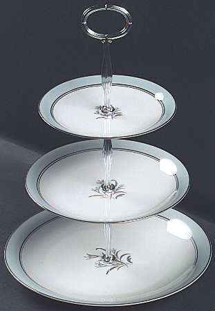 Bluebell 13 7/8"-14 1/4" 3-Tiered Serving Tray(DP,SP,BB) HC