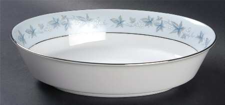 Bluecourt 9" Oval Vegetable Bowl