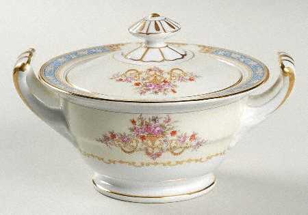 Bluelace Sugar Bowl & Lid