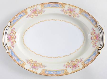Bluelace 11" Oval Serving Platter