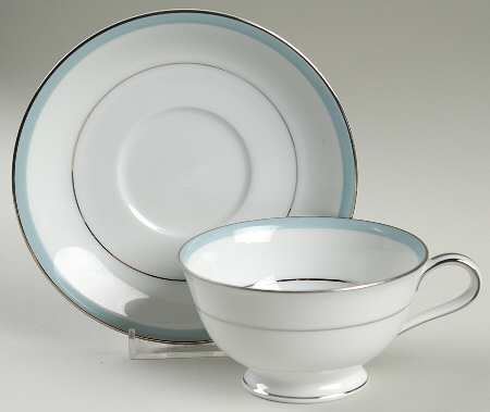 Bluemere Footed Cup & Saucer Set