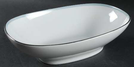 Bluetone 10" Oval Vegetable Bowl