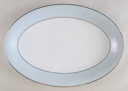 Bluetta 16" Oval Serving Platter