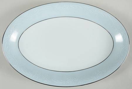 Bluetta 12" Oval Serving Platter