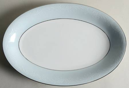 Bluetta 13" Oval Serving Platter