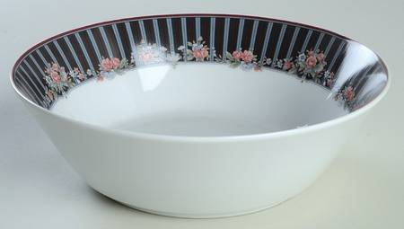 Border Bouquet 8" Round Vegetable Bowl