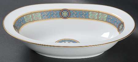 Boliska 10" Oval Vegetable Bowl