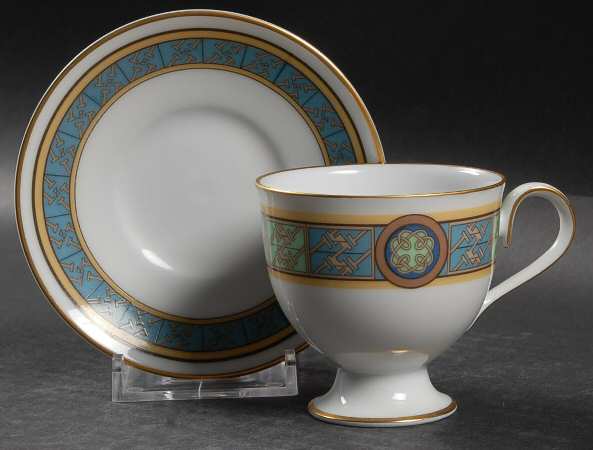Boliska Footed Demitasse Cup & Saucer Set