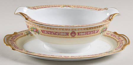 Bonnat Gravy Boat with Attached Underplate