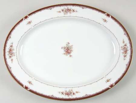 Bordeaux 13" Oval Serving Platter