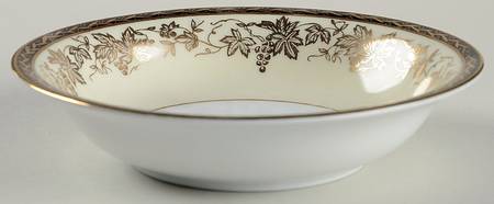 Bordeaux Rim Fruit/Dessert (Sauce) Bowl