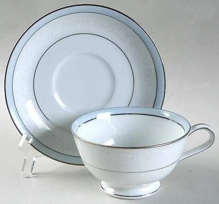 Brandon Footed Cup & Saucer Set