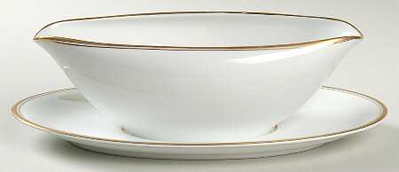 Bradford Gravy Boat with Attached Underplate