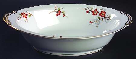 Brenda 10" Oval Vegetable Bowl